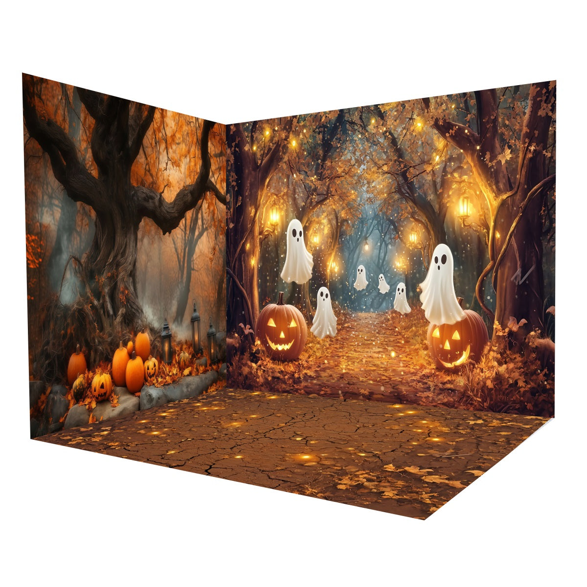Ensemble de Salle Halloween Forêt Enchantée Fantômes Volants MRR8-243