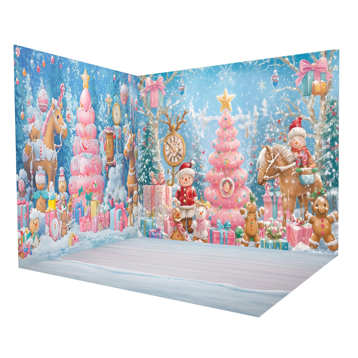 Ensemble de Salle Noël Rose Pays des Merveilles d’Hiver MRR8-288
