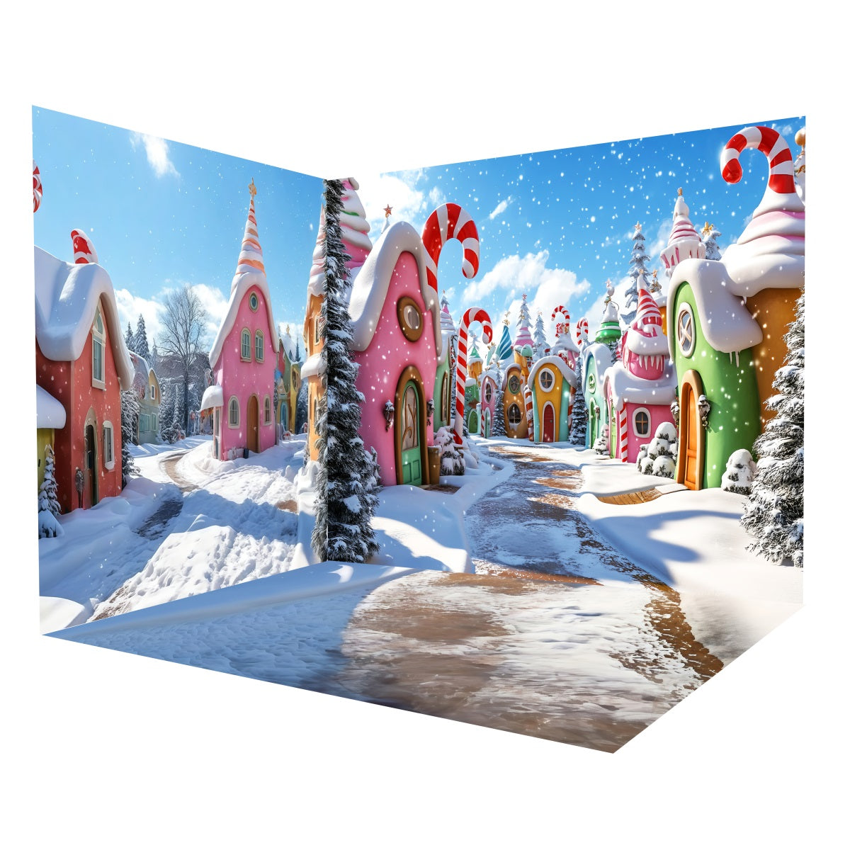 Ensemble de Salle Noël Candyland Village Hivernal MRR8-293