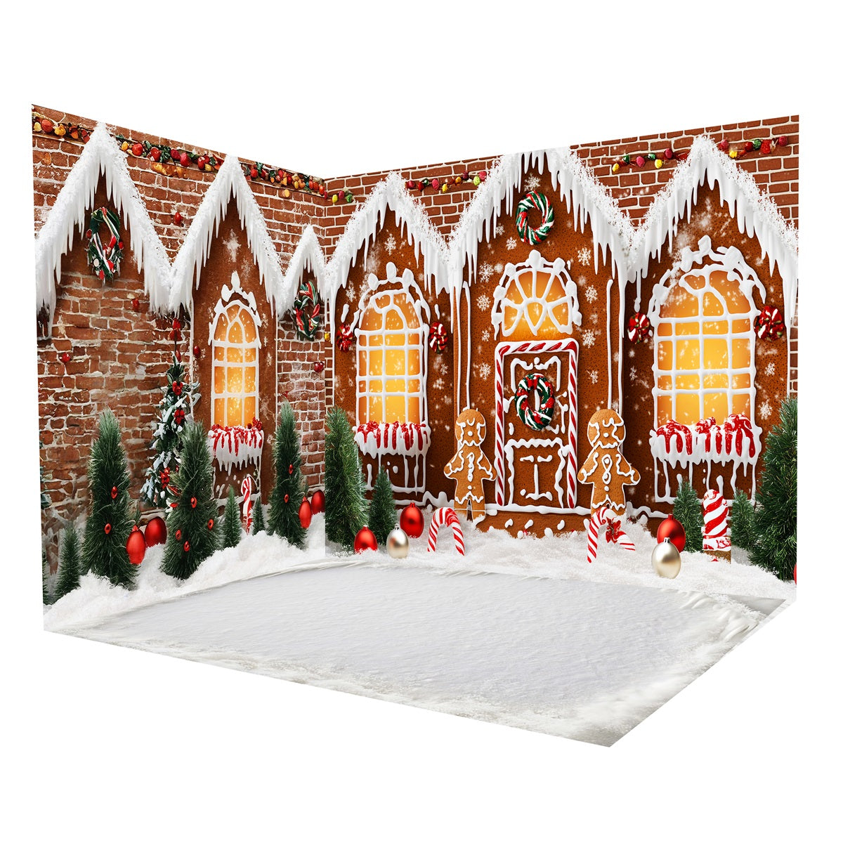 Ensemble de Salle Noël Maison Pain d’Épices MRR8-306