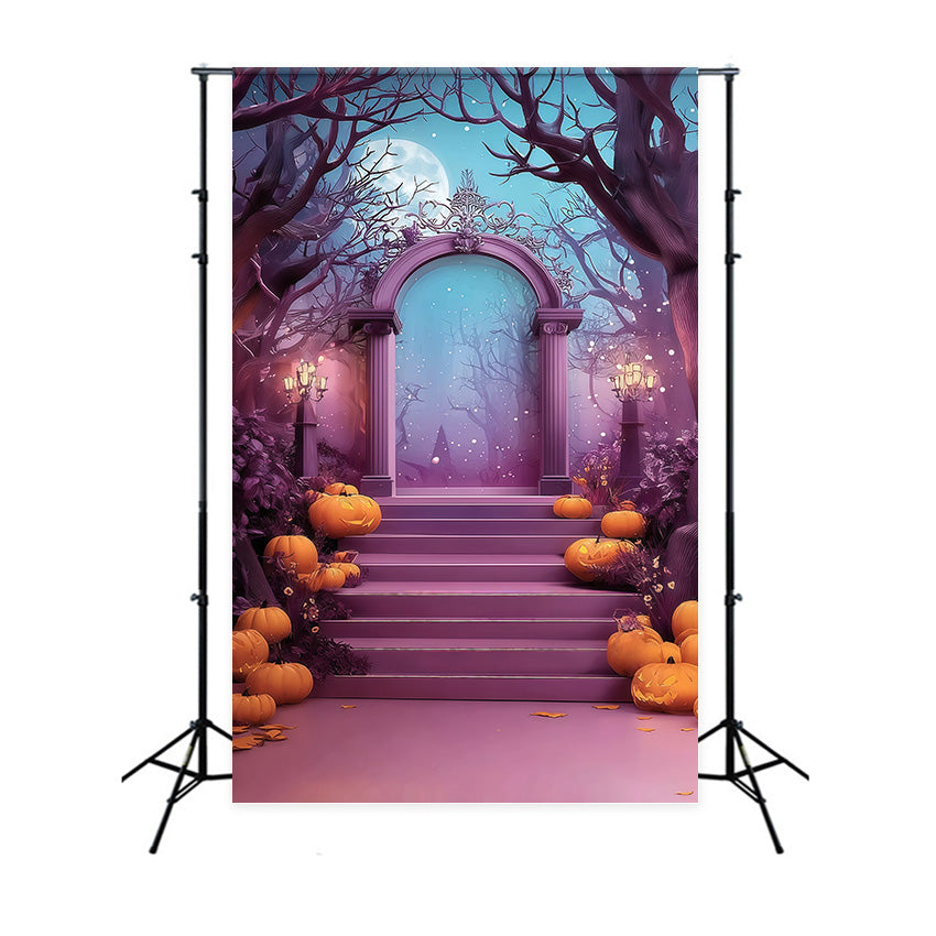 Toile de fond photo halloween Arche Forêt Mystère Fantaisie MRR8-35