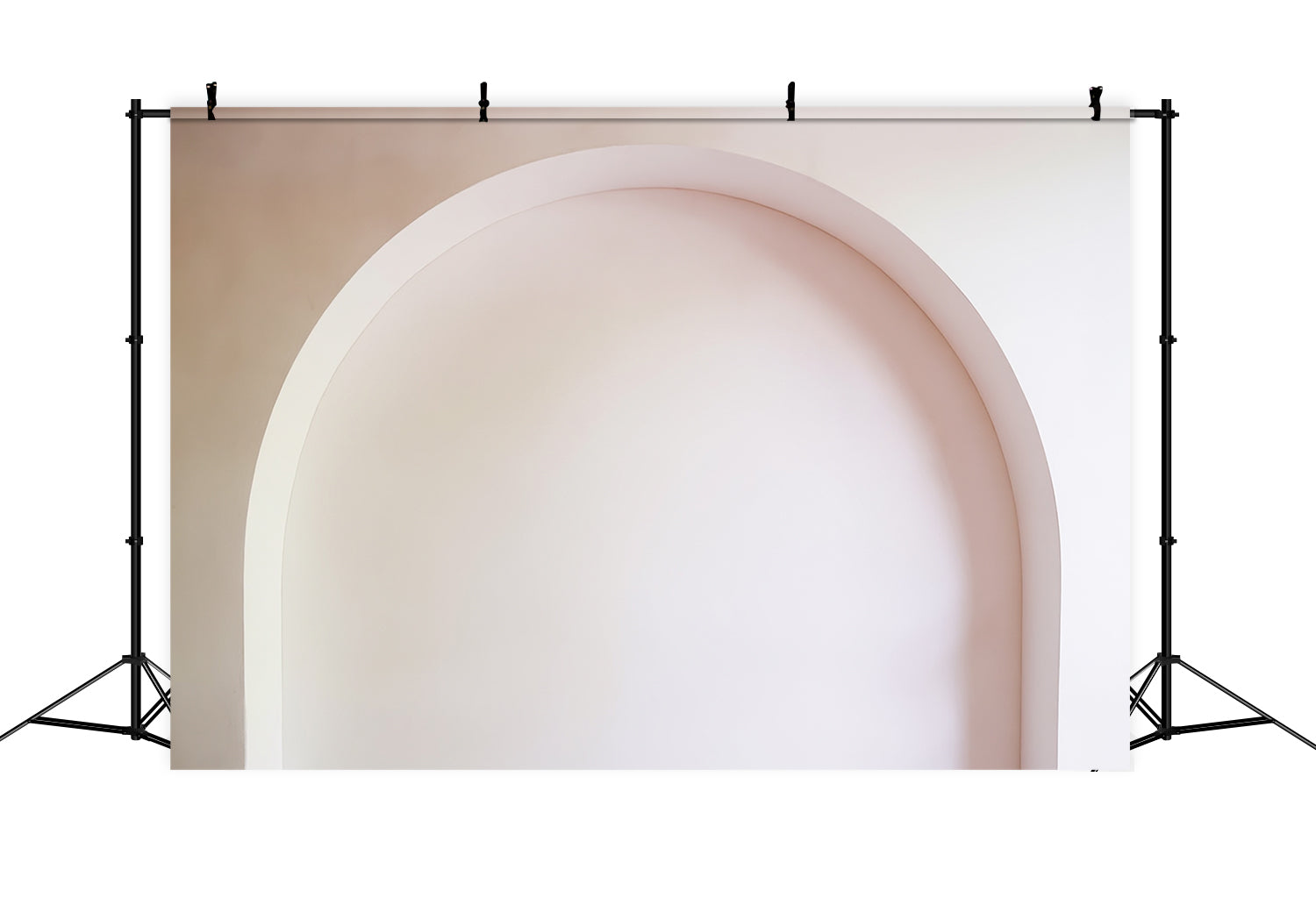 Toile de fond Bohème Arc Minimaliste Blanc Doux Cadre Bohémien MRR9-109