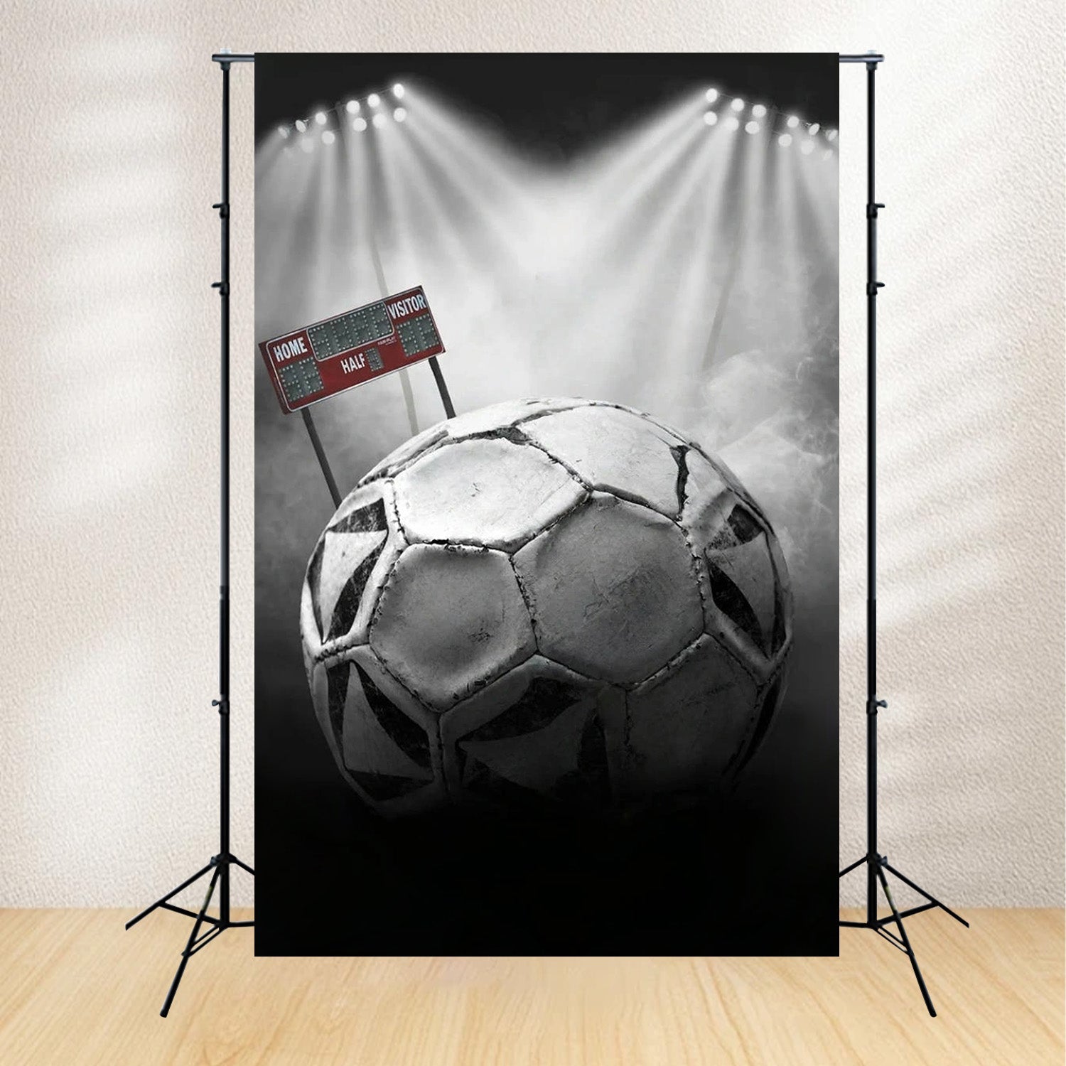 Toile de fond Sport Ballon de Football Stade Lumières MRR9-27