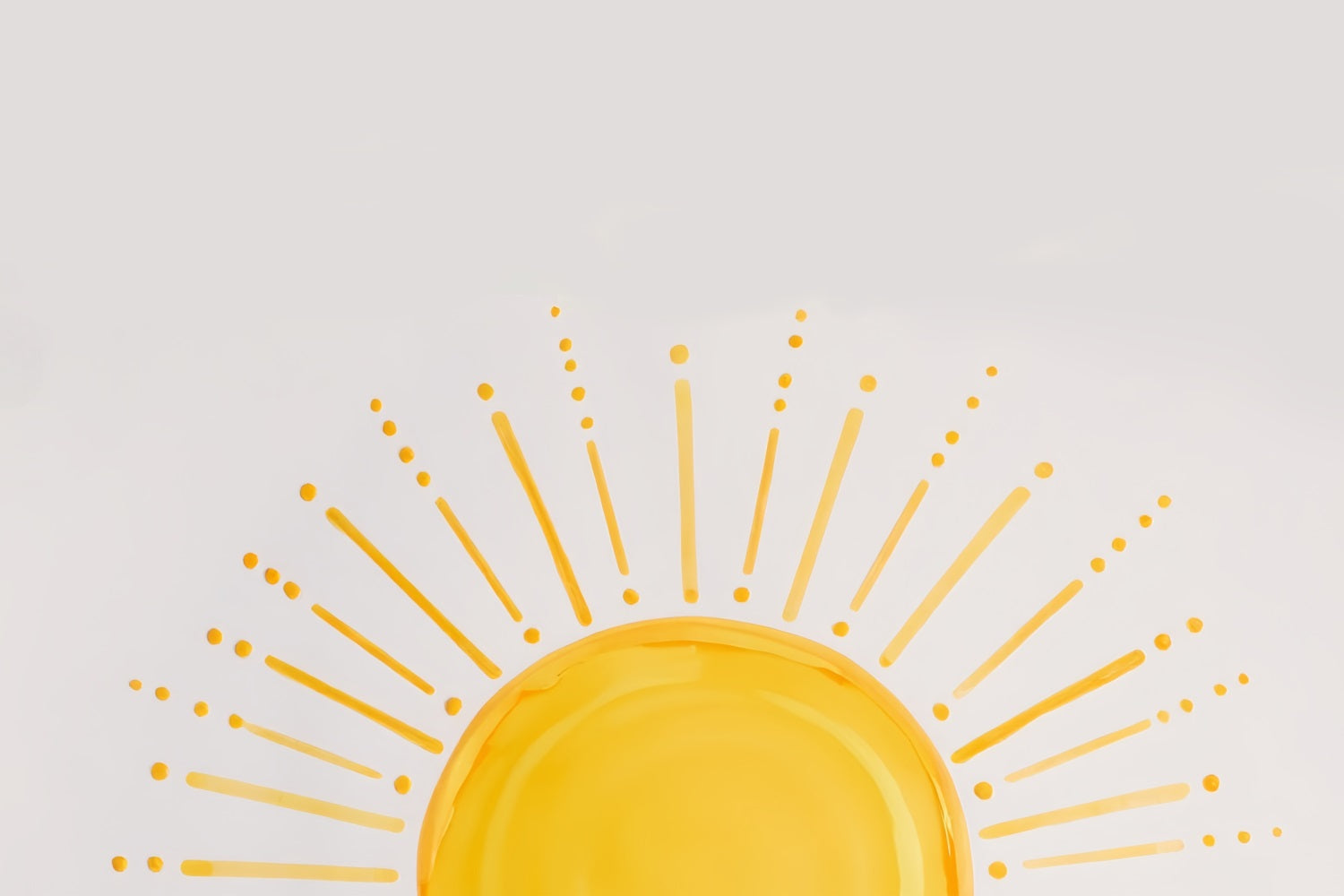 Toile de fond Enfants Minimaliste Soleil Jaune Rayons Enfants Photo MRR9-75