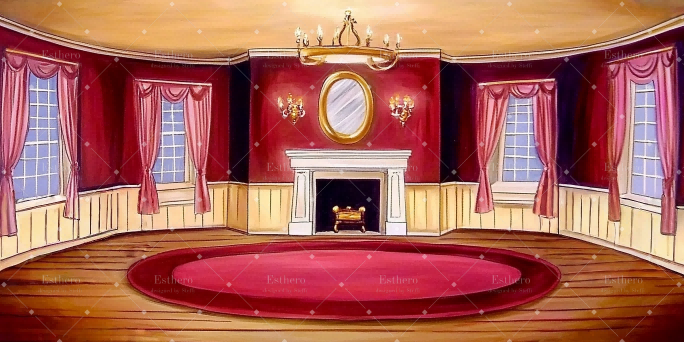 Fond de Scene Chambre de la Princesse CSH59-T26