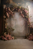 Esthero Rose classique Cadre de porte arqué décoratif Vintage Mur Toile de fond RR4-05