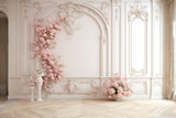 Esthero Toile de fond Classique Mur Vintage Rose Accent Floral RR4-26
