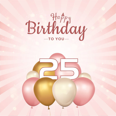 Toile de fond personnalisée pour célébration du 25ème anniversaire RR5-55