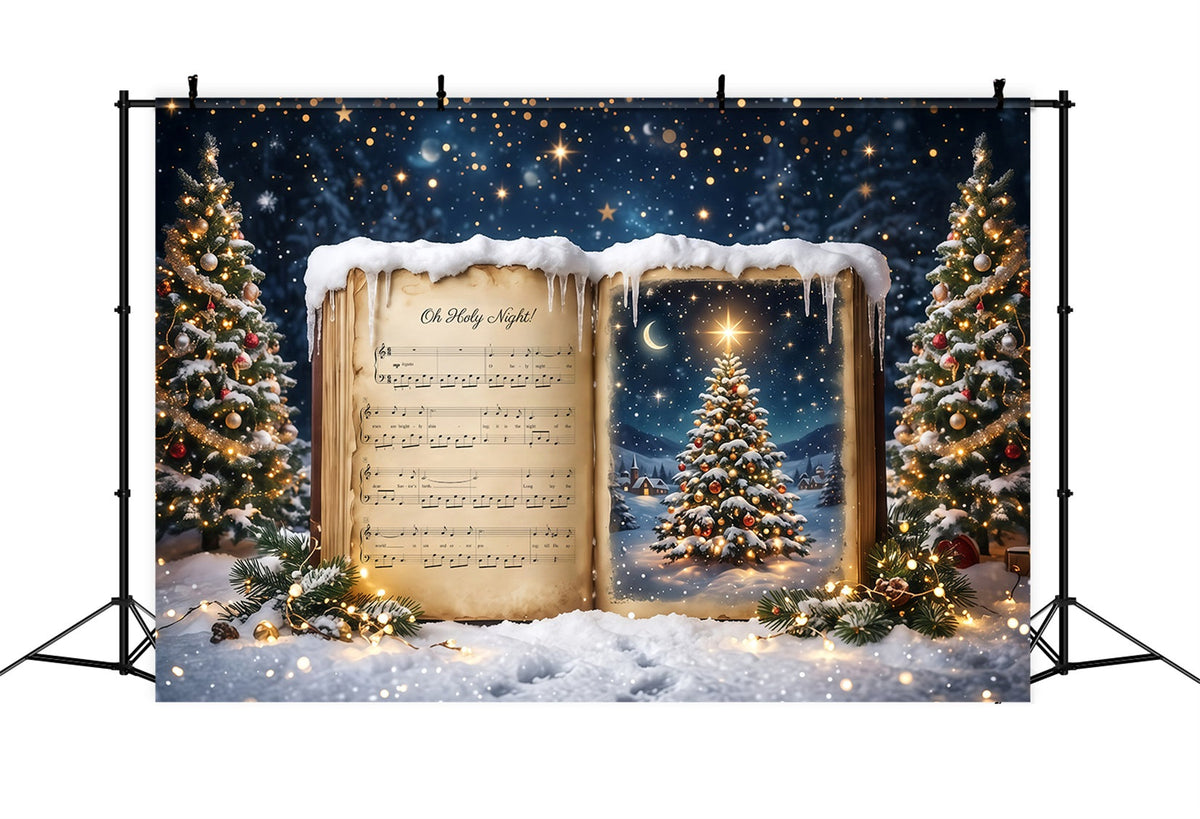 Fond Photo De Noël Joie Au Monde Chant De Noël RR610-13