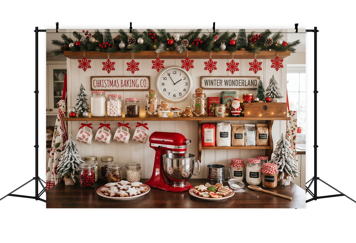 Fond De Noël Cuisine Festive Préparation Pain D'Épices RR610-140