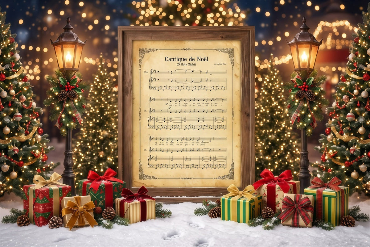Fond De Noël Partition Vintage Chant Festif RR610-39