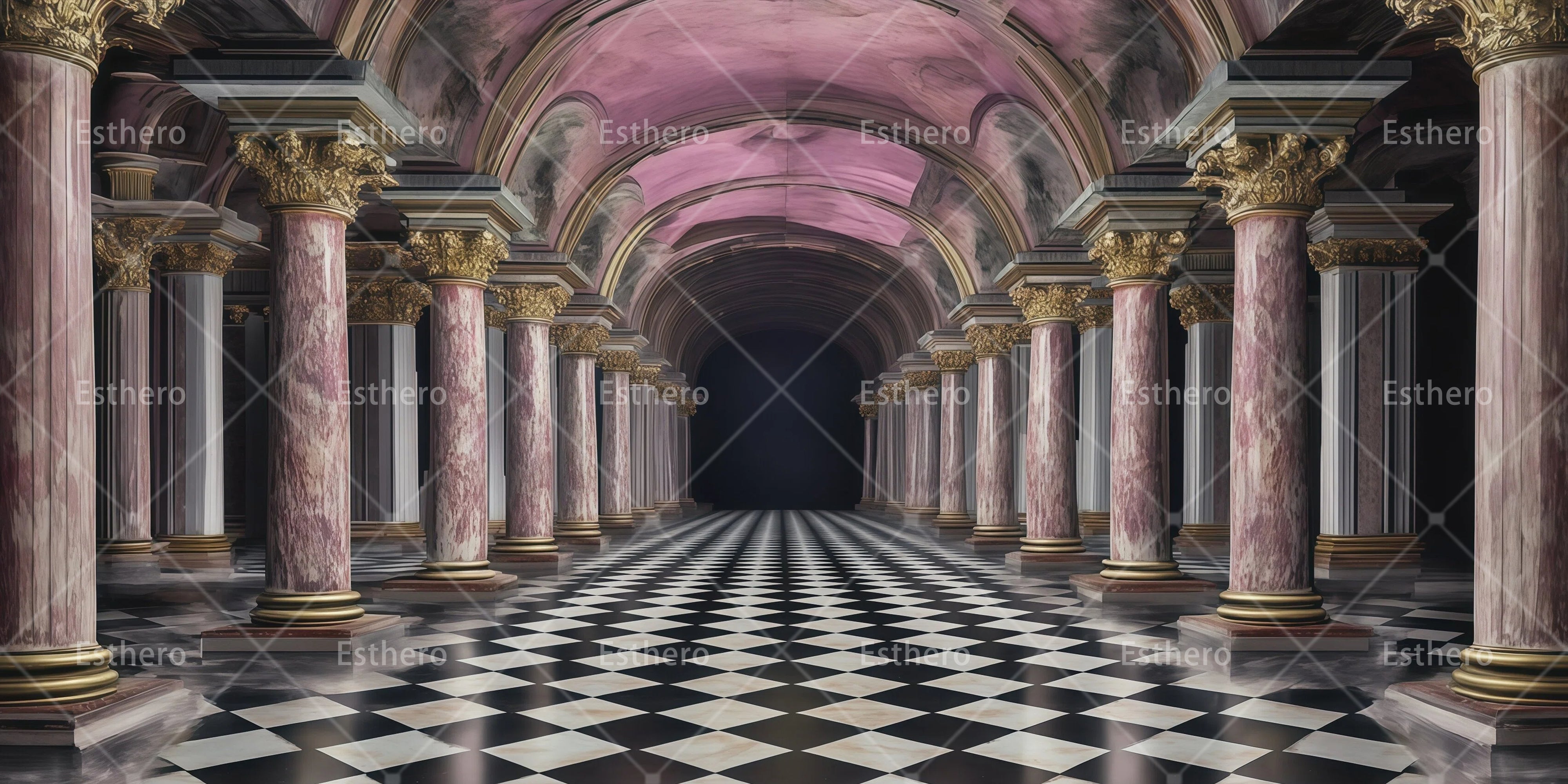 Décor de Scène Hall Luxueux pour Théâtre RR66-T44