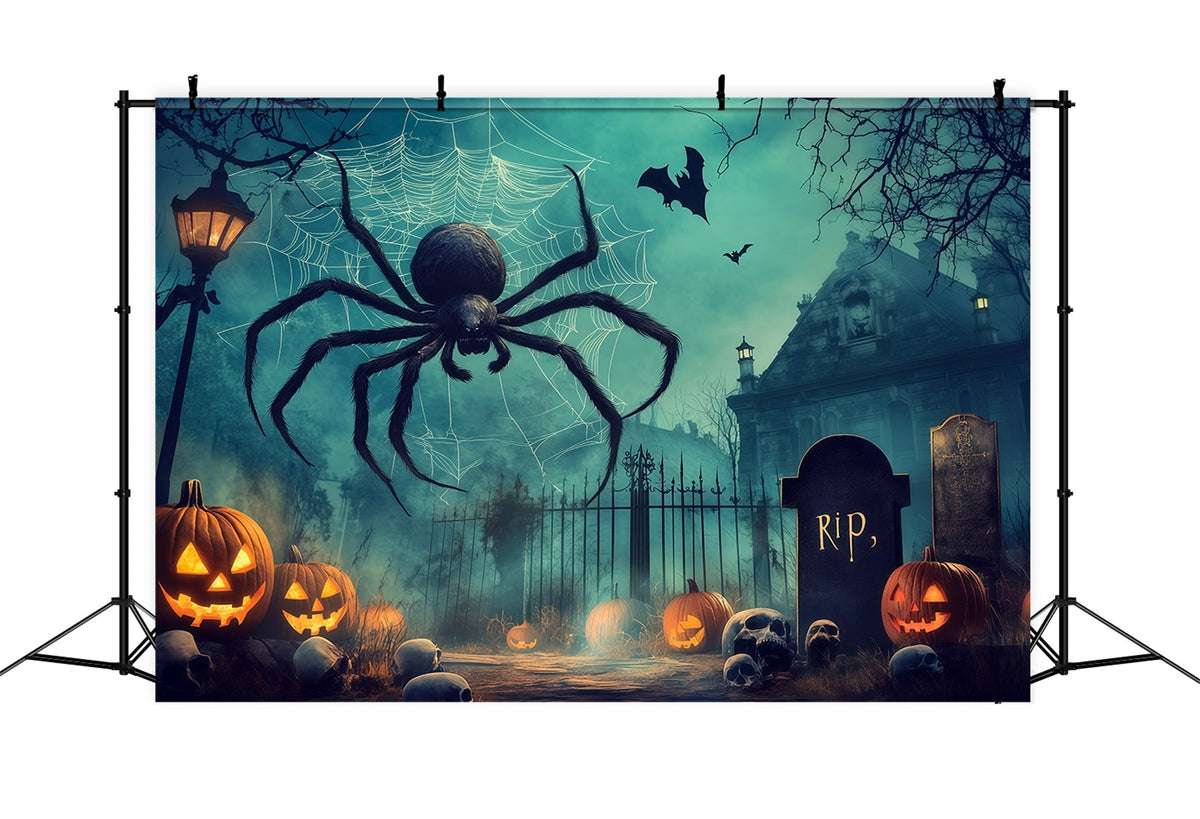 Décors D'Araignées De Citrouilles Et De Manoir Pour Magiciens RR67-184