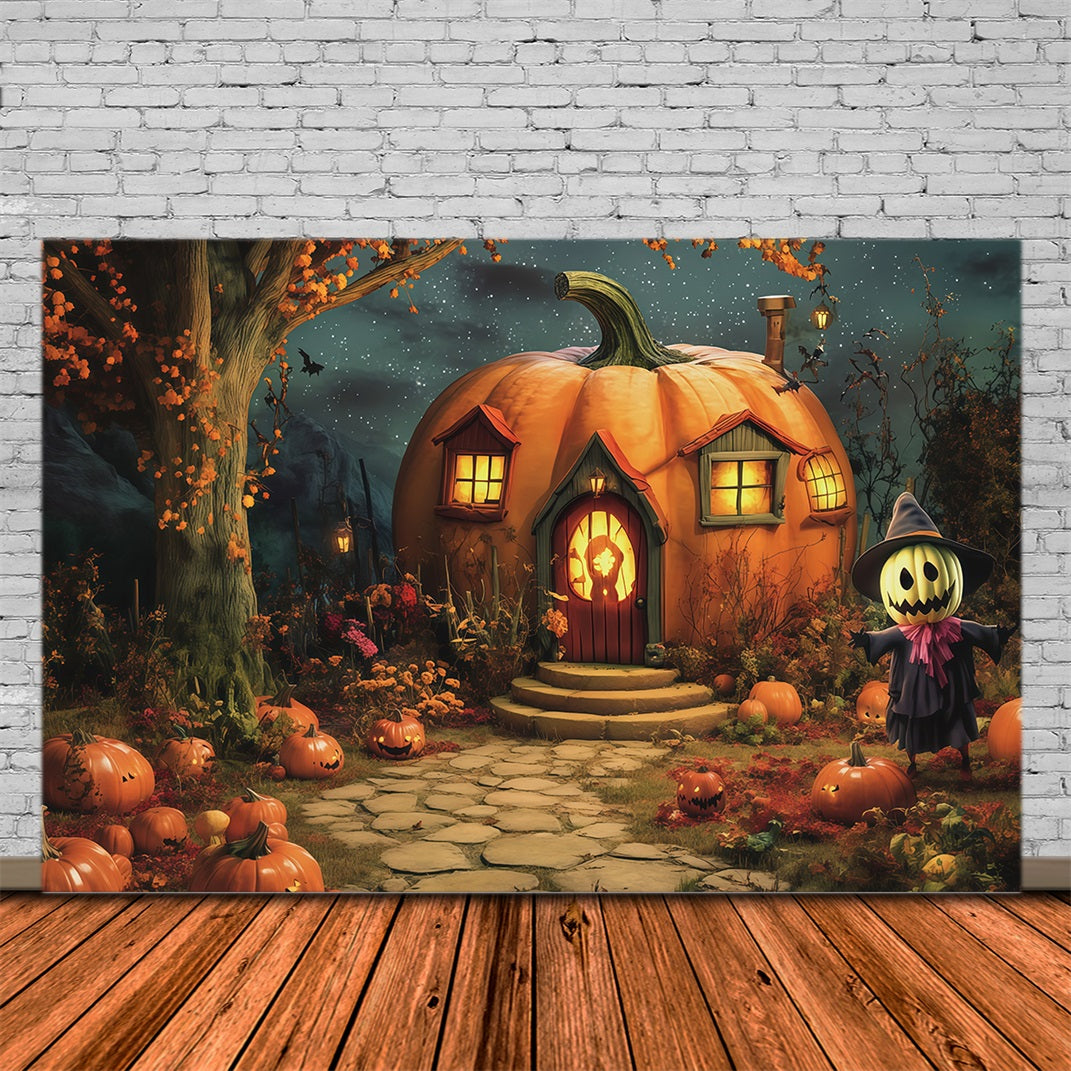 Idées De Décors Pour Halloween Citrouilles Maisonnette ÉpouvantailJardin Citrouilles Citrouilles Décor RR67-62