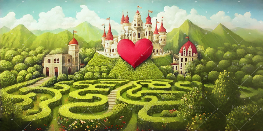 Fond de Scène Château de la Reine Rouge CSH59-T18