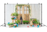 Toile de fond photo de décoration de Pâques pour la photographie SH601