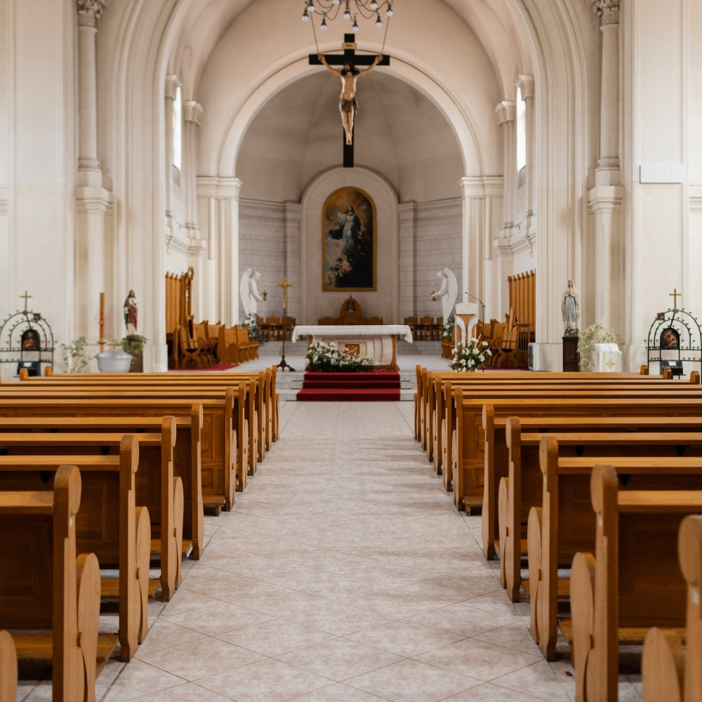 Toile de fond paque Autel Sacré Église Élégante TWW3-9