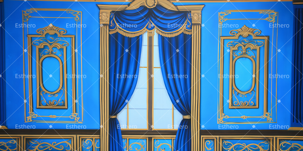 Toile de fond Theatre Princesse Et Le Pois TWW510-T46