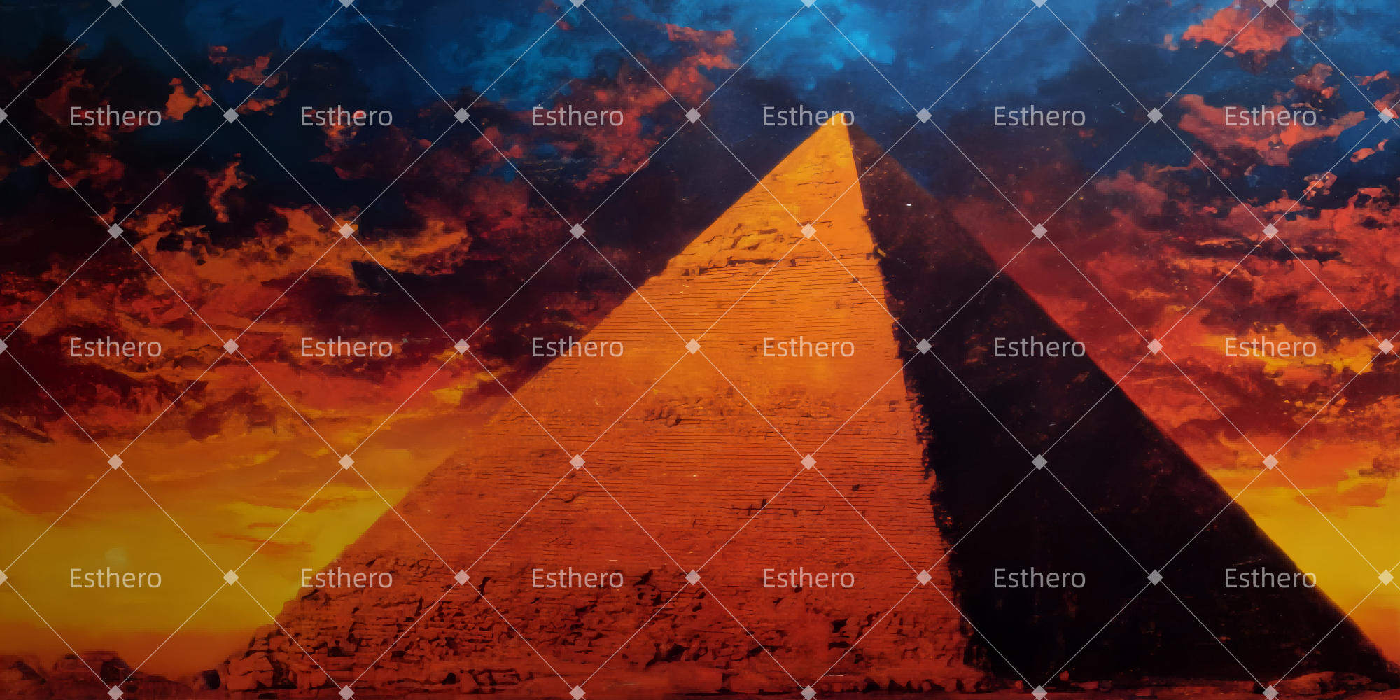 Fond de Scène Personnalisé Fosse du Désert de Dothan TWW510-T6