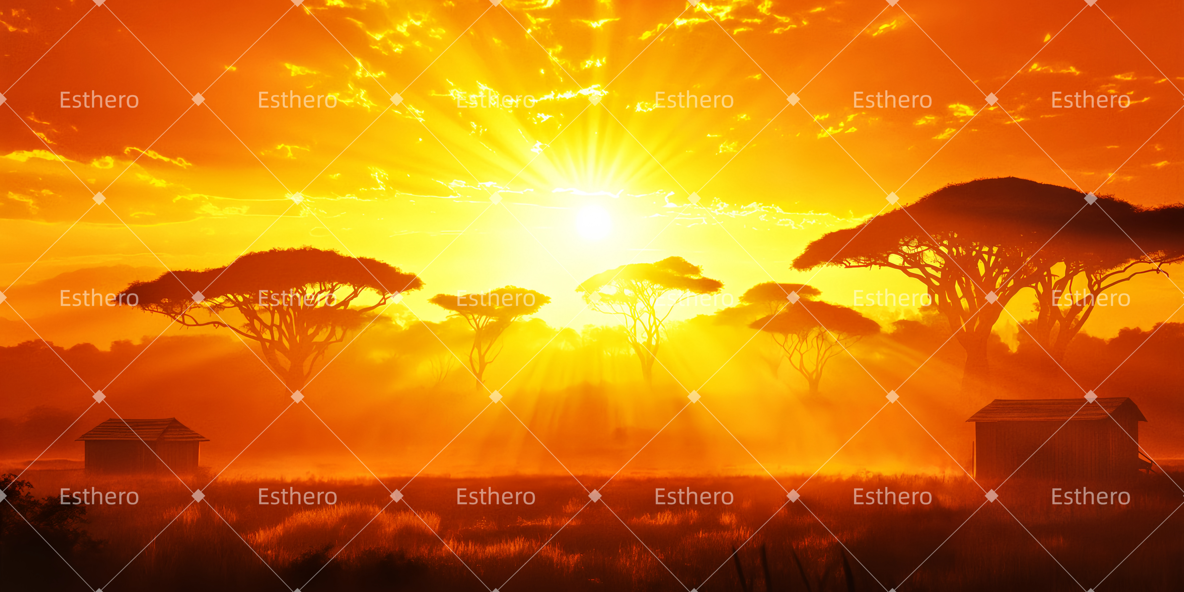 Fond de Scène Le cycle de la vie TWW511-T102