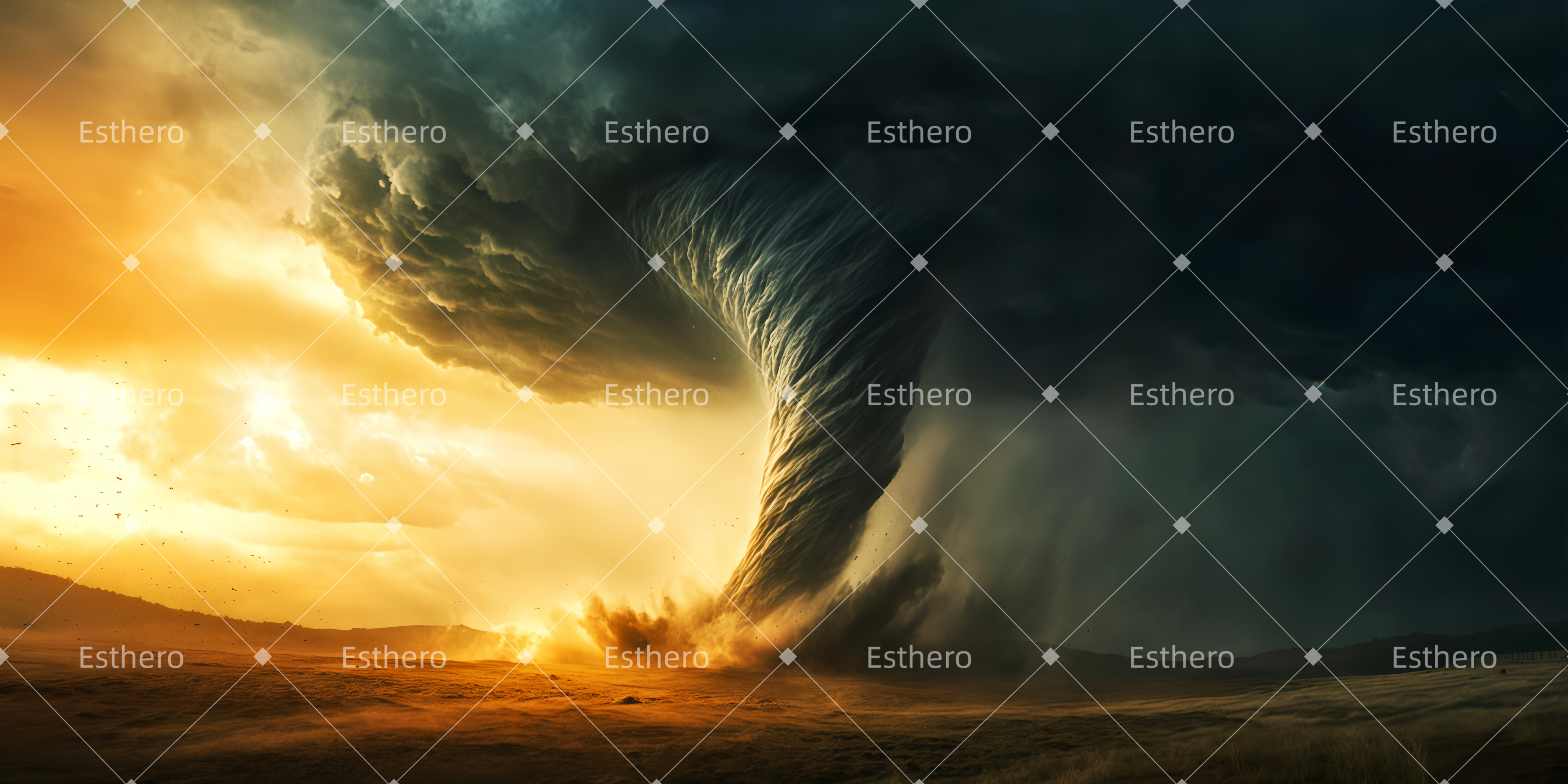 Fond de Scène Personnalisé Le cyclone TWW511-T131