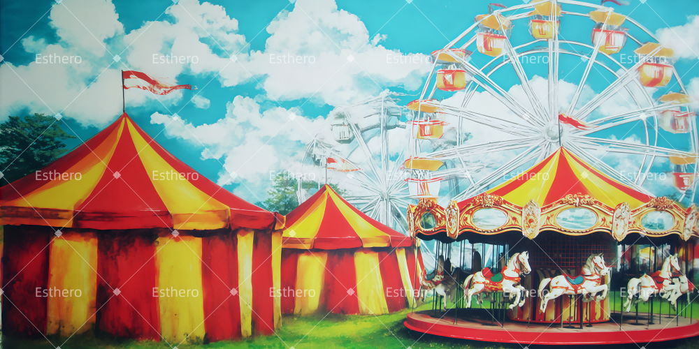 Fond de Scène Personnalisé Foire TWW511-T18