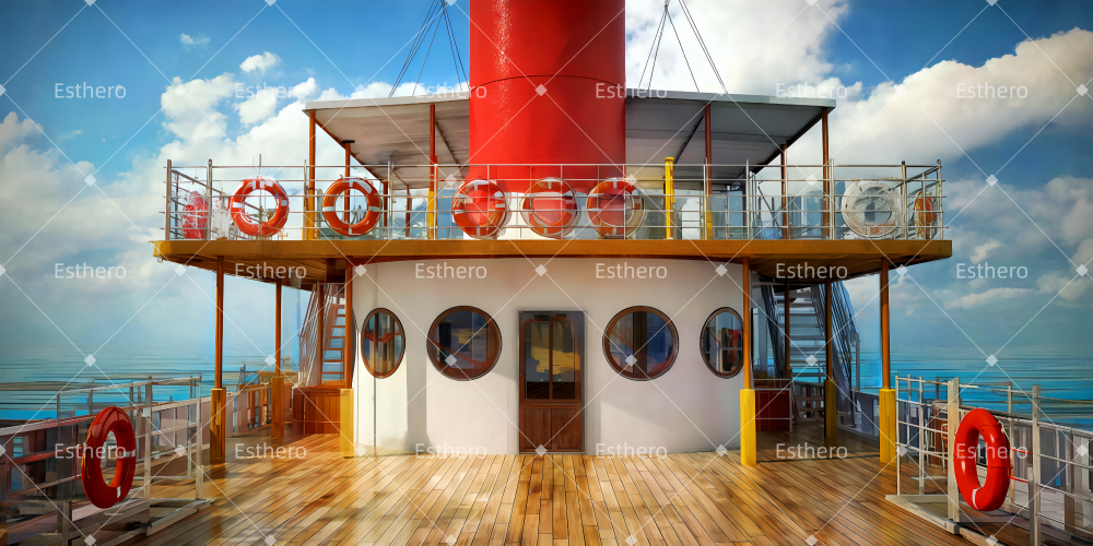 Fond de Scène Pont Principal Du Navire TWW511-T29