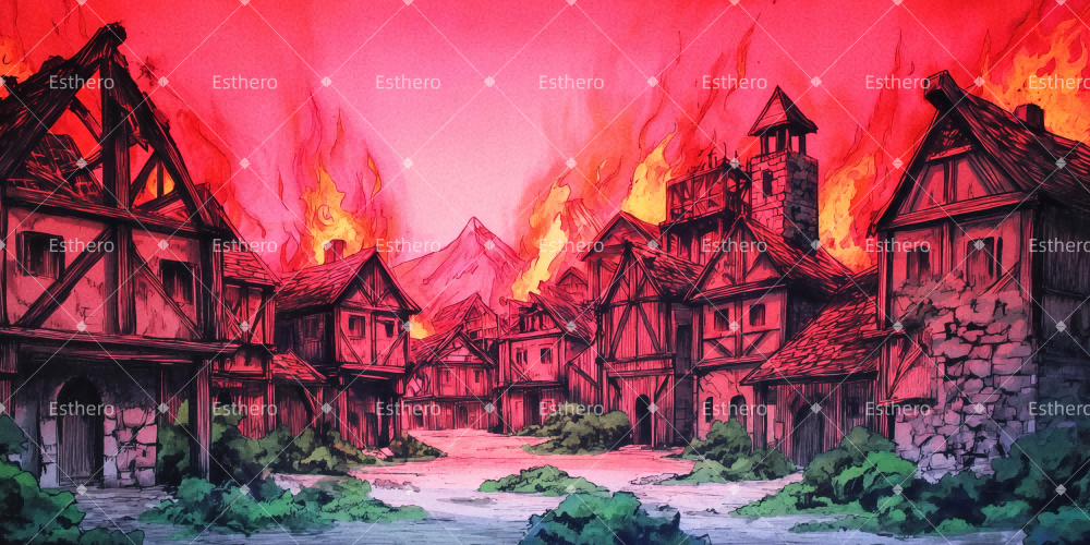 Toile de fond au Théâtre Pogrom TWW511-T67