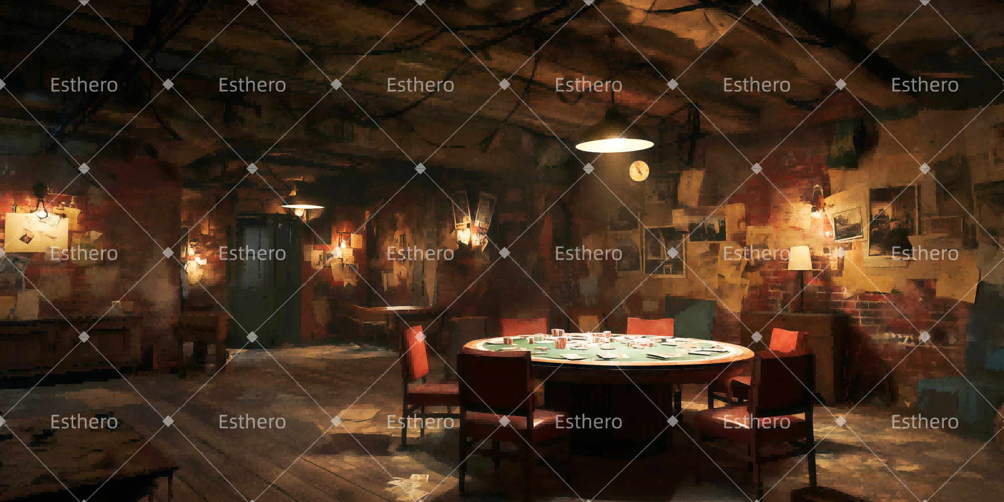 Fond de Scène Personnalisé Bureau De Nathan TWW511-T78