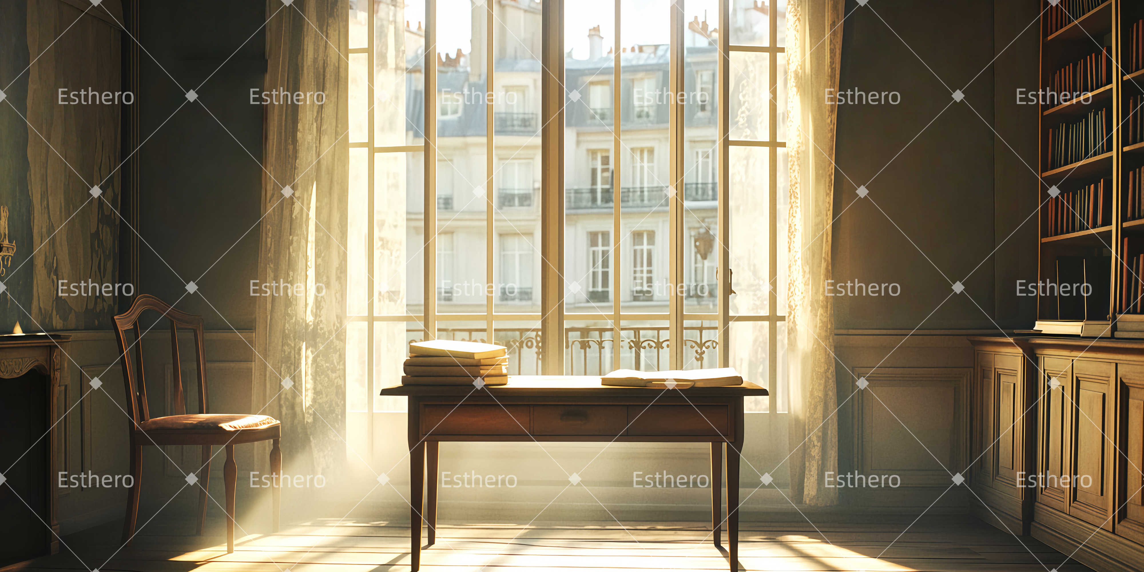 Fond de Scène Théâtre La chambre de Marius TWW511-T96