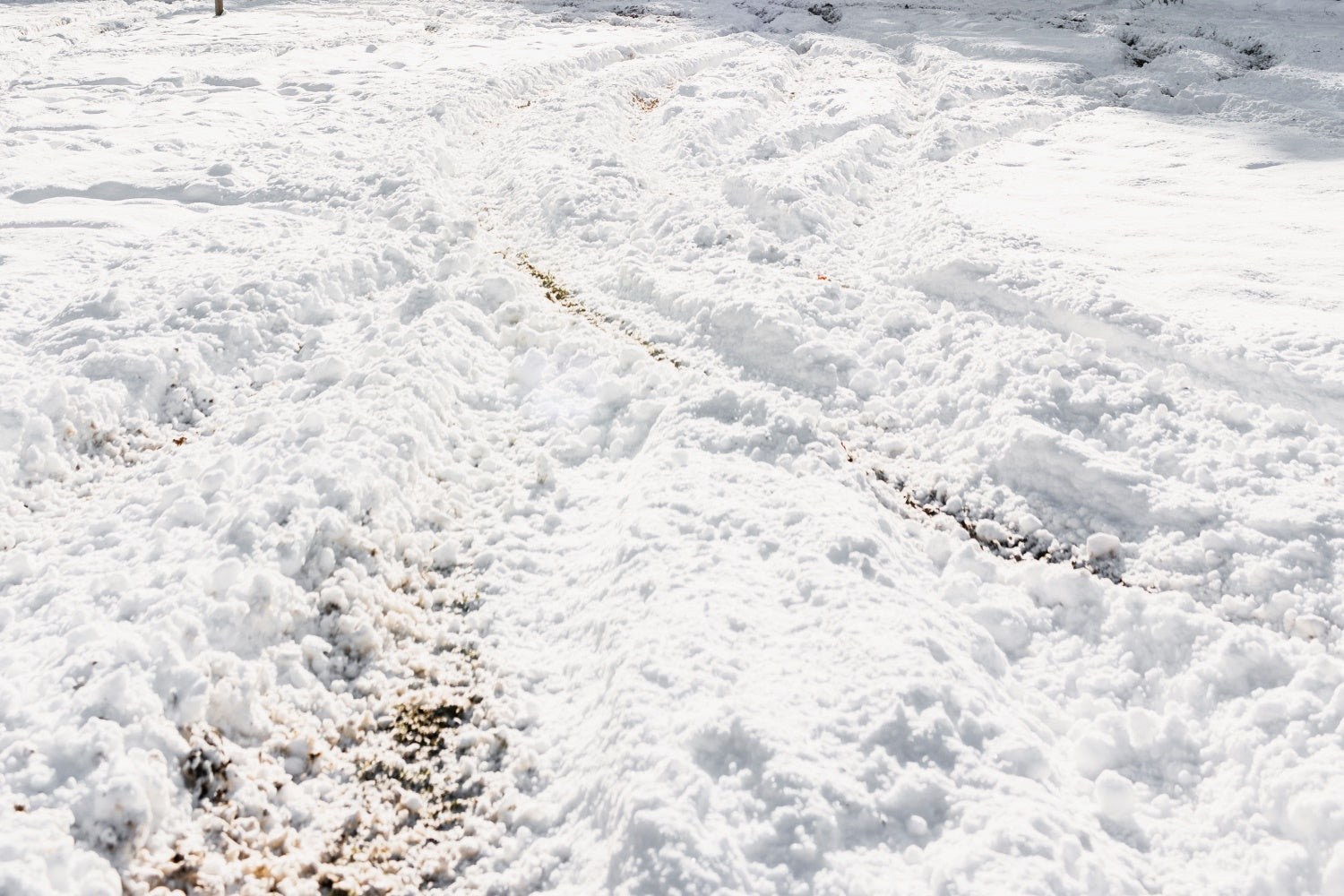 Toile de fond pour Sol Traces de Pneus dans la Neige TWW57-34