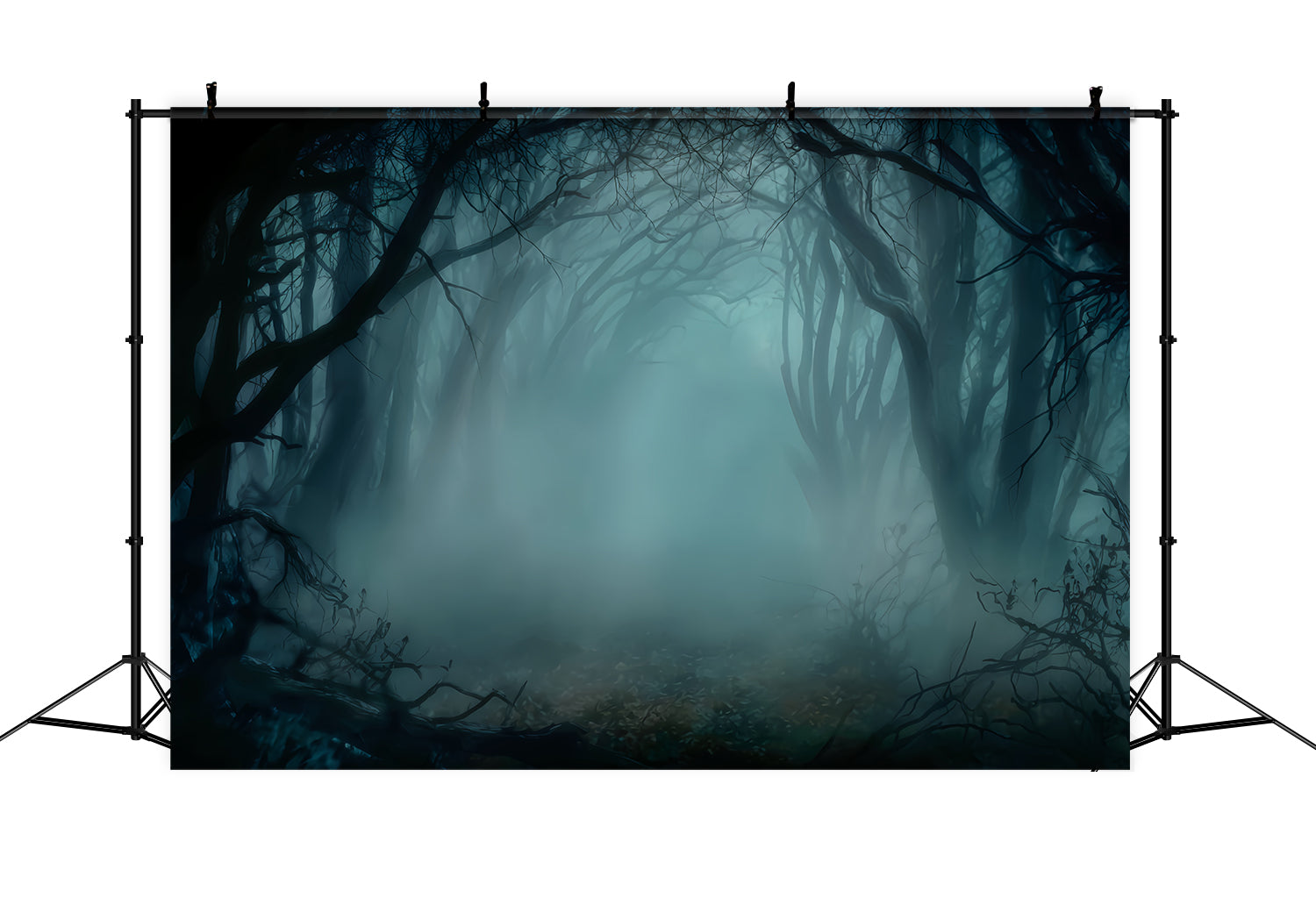 Toile de fond Forêt Sombre Brumeuse Enchantée TWW59-128