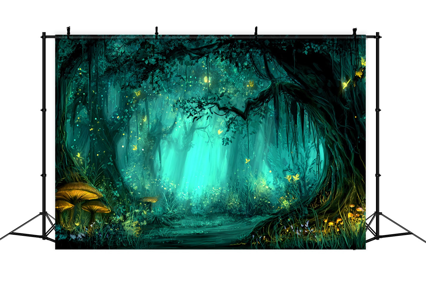 Toile de fond Forêt Enchantée Bois Mystiques Lumineux Fées TWW59-158