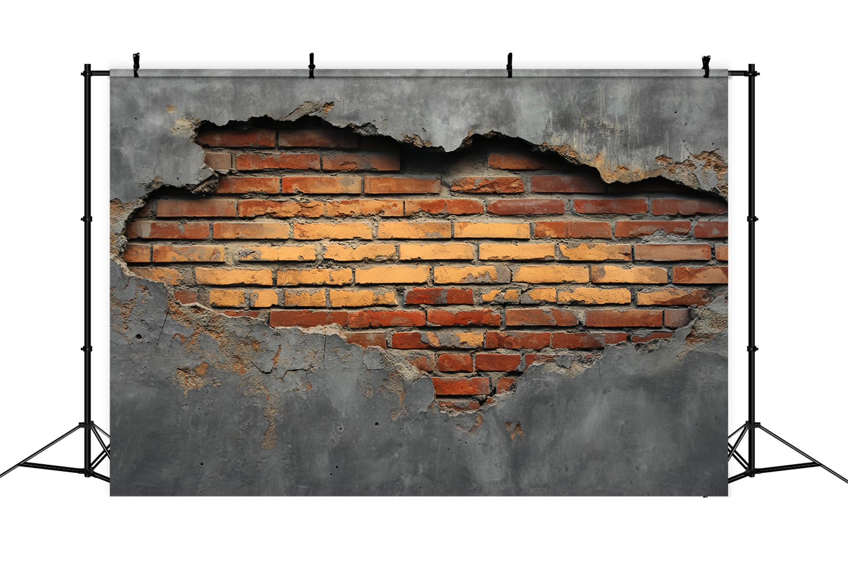 Toile de fond Mur Brique Cadre Béton Apparent TWW59-209