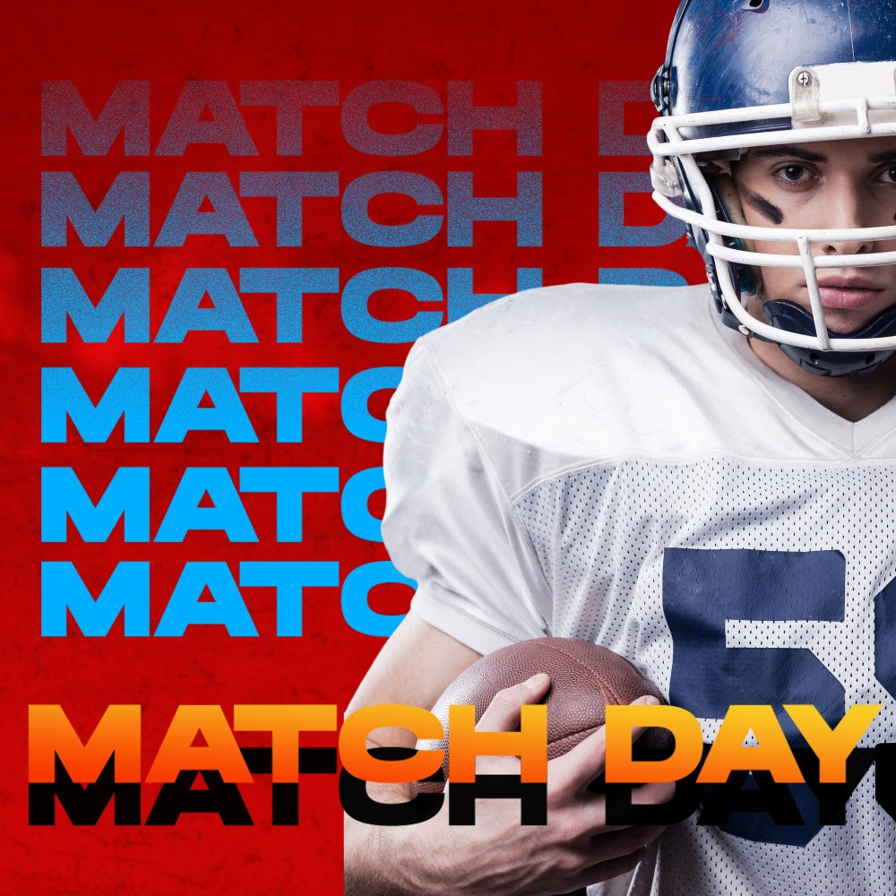 Toile de fond Football Instant du Match de Football Personnalisé TWW6-27