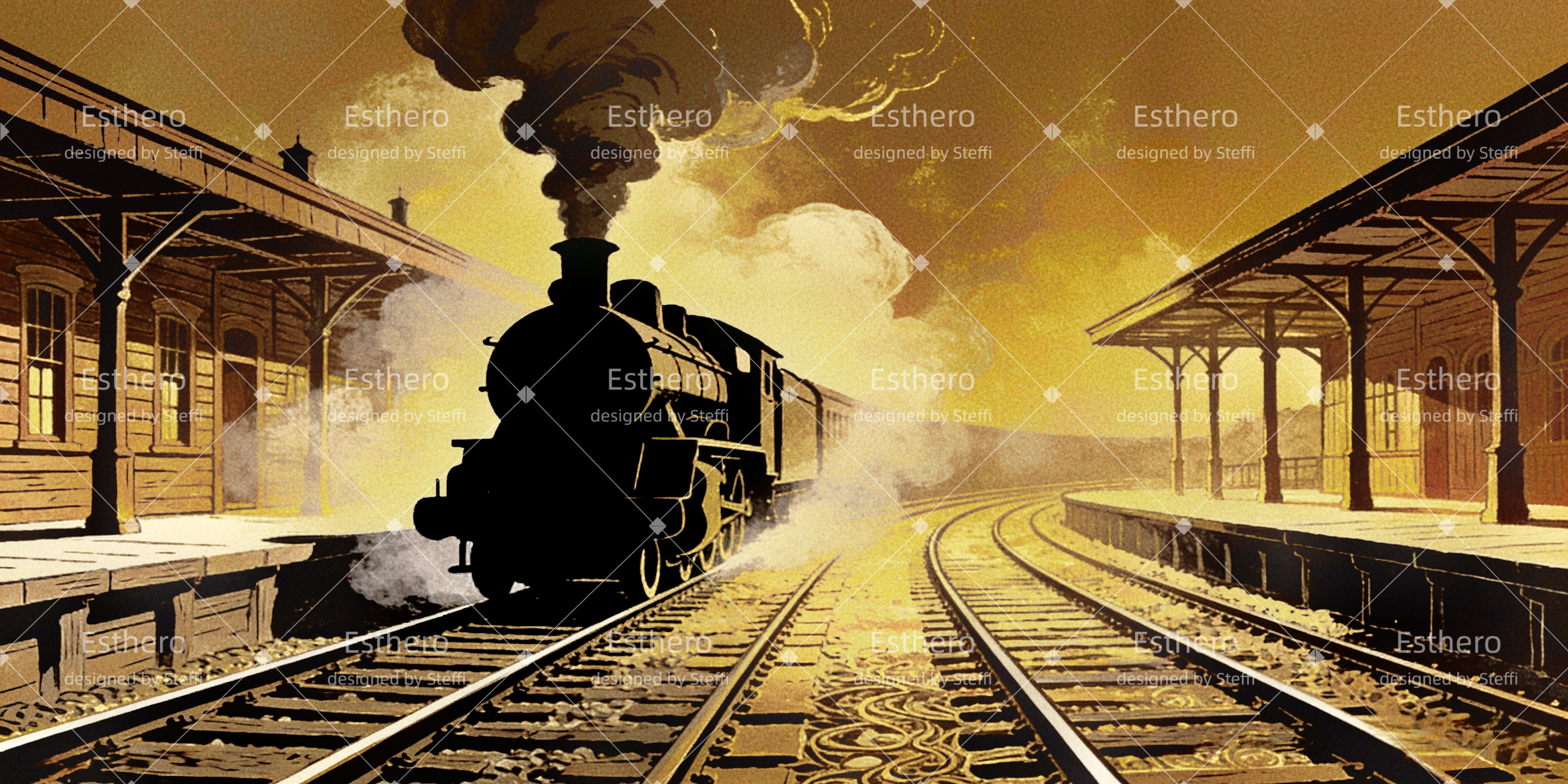 Toile de fond au Théâtre Quai Train Vapeur CSH63-T12