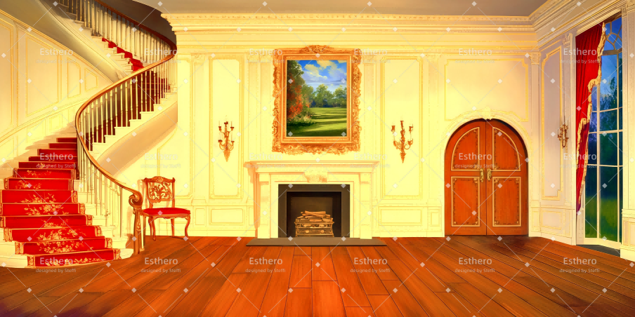 Toile de fond de Scene Intérieur de la villa CSH59-T74