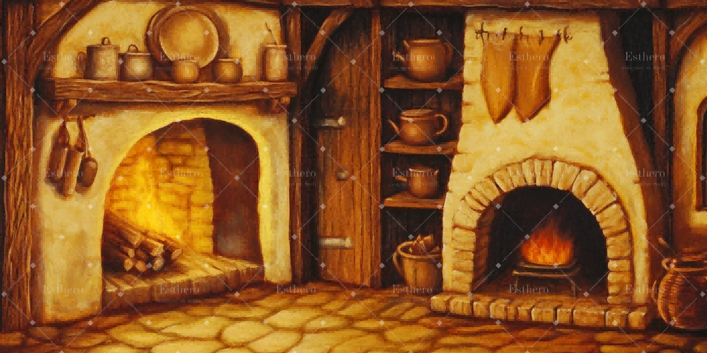 Fond de Scène Cuisine Vintage CSH59-T35