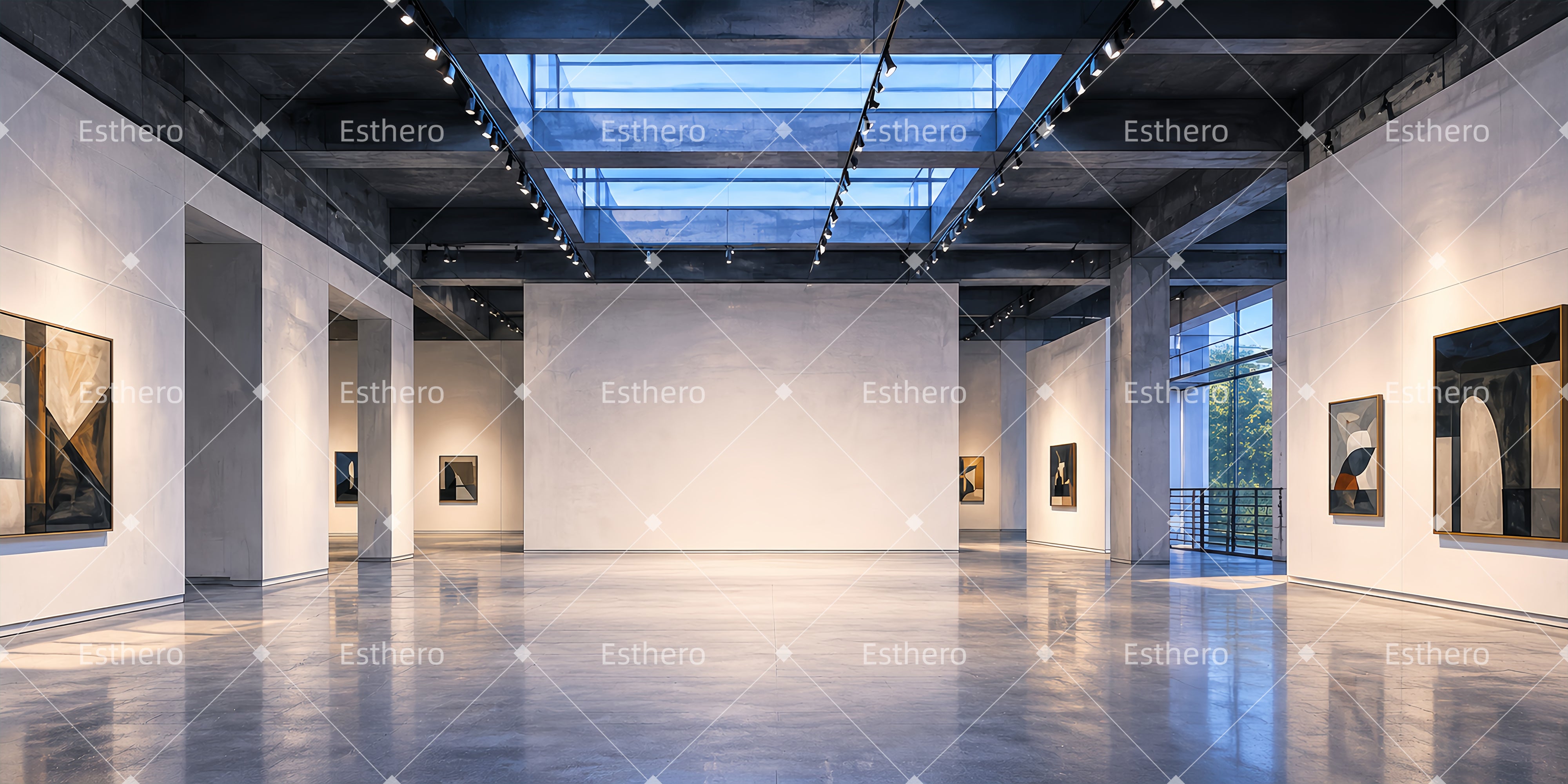 Décor de Scène Galerie d’Art Moderne pour Théâtre ZTT66-T85