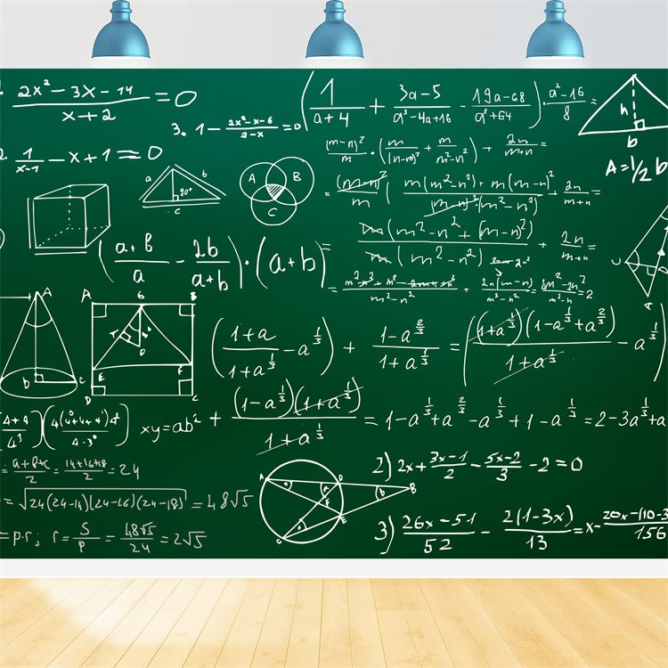 Toile de Fond de Mathématiques Éducatives pour la Rentrée Scolaire BRP7-8