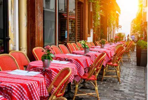 France Paris Cafe  Street  Photography Backdrop  PA114