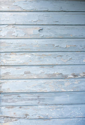 Blue Weathered  Wood Backdrop for Studio