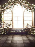 Flowers Window Backdrops for Photographers Wedding CM-6560