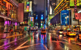 New York City Night Scenery Backdrop for Photography CM-HG-363-E
