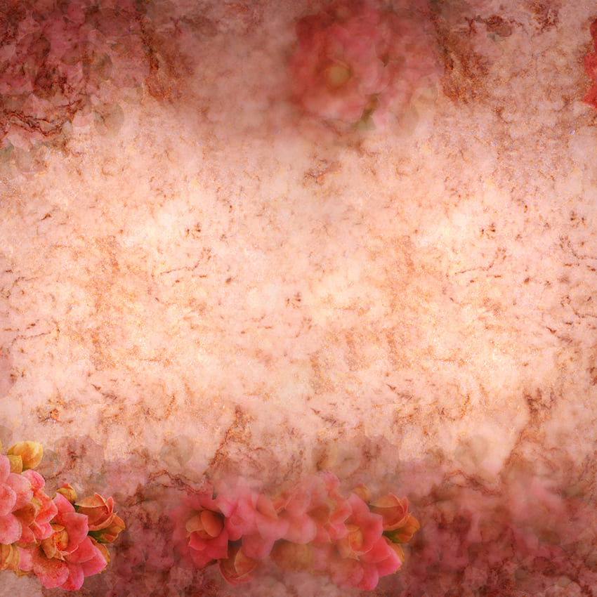 Toile de Fond photographique rétro abstrait de fleurs D1020