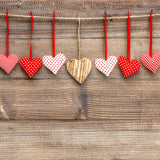Amour coeur bois mur toile de fond Saint-Valentin D1029