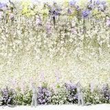 Toile de fond de photo de décoration de mur de fleur pour le mariage D1031