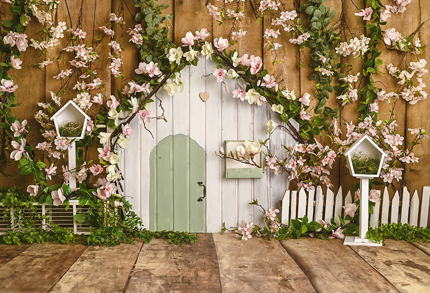 Toile de fond Printemps Cottage Fraises Florales Photographie LXX1-119