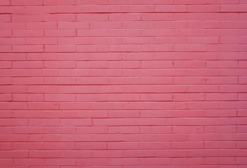 Pink Red Brick Wall Texture Backdrops for Photo Shoot D142