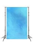 Blue Abstract Watercolor Texture Photo Backdrop for Studio D184